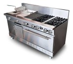 intama.mx/023 Estufa múltiple industrial TAMA acero inoxidable (171×78×90cm) 241kg.