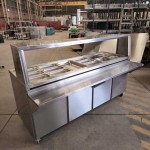 intama.mx/076 Bufetera Industrial Caliente TAMA (210×70×90cm) 119kg. - Image 2