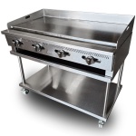 intama.mx/039 Plancha industrial TAMA acero inoxidable (120x70x90cm) 224kg.