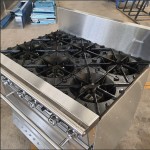 intama.mx/018 Estufa industrial con horno TAMA acero inoxidable (91×77×90cm) 175kg. - Image 2