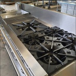 intama.mx/026 Estufa múltiple industrial master TAMA acero inoxidable (225×77×90cm) 315kg. - Image 3