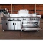 intama.mx/027 Estufa múltiple industrial master TAMA acero inoxidable (225×77×90cm) 315kg. - Image 3