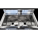 intama.mx/087 Tarja industrial doble TAMA acero inoxidable (120×70×90cm) 27kg. - Image 3