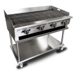 intama.mx/055 Asador industrial TAMA master de gas acero inoxidable (120x70x90cm) 172kg.