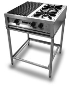 intama.mx/006 Asador y estufa industrial TAMA acero inoxidable (68x65x90cm) 45kg.