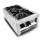 intama.mx/001 Estufa industrial empotrable TAMA acero inoxidable (35x65x20cm) 16kg.