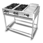 intama.mx/010 Estufa y plancha industrial TAMA acero inoxidable (103×66×90cm) 61kg.