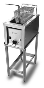 intama.mx/062 Freidora industrial con base TAMA (30×51×90cm) 16kg.