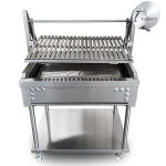 intama.mx/047 Asadores argentinos TAMA carbón acero inoxidable (90×70x90cm) 58kg.