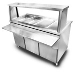 intama.mx/075 Bufetera industrial caliente TAMA (145×70×90cm) 88kg