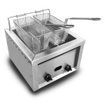 intama.mx/063 Freidora doble industrial empotrable TAMA  (48×51×30cm) 19kg.