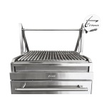 intama.mx/056 Asador industrial TAMA argentino con ataúd carbón acero inoxidable (90×70x90cm) - Image 3