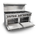 intama.mx/028 Estufa industrial TAMA dos hornos acero inoxidable (151×78×146cm) 346kg.