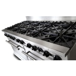 intama.mx/028 Estufa industrial TAMA dos hornos acero inoxidable (151×78×146cm) 346kg. - Image 3