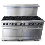 intama.mx/028 Estufa industrial TAMA dos hornos acero inoxidable (151×78×146cm) 346kg. - Image 2