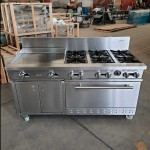 intama.mx/025 Estufa múltiple industrial TAMA acero inoxidable (171×78×90cm) 241kg. - Image 2