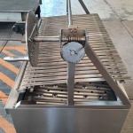 intama.mx/048 Asador argentino TAMA empotrable carbón acero inoxidable (120×70x25cm) 68kg. - Image 4