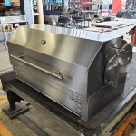 intama.mx/046 Asador argentino carbón TAMA empotrable con tapa acero inoxidable (90×70cm) 65kg. - Image 3