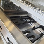 intama.mx/053 Asador argentino hibrido TAMA empotrable gas y carbón con tapa acero inoxidable (120×70cm) - Image 4