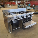 intama.mx/126 Estufa múltiple industrial TAMA acero inoxidable (171×78×90cm) 241kg. - Image 6