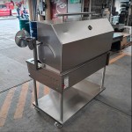 intama.mx/129 Asador argentino Hibrido TAMA gas y carbón acero inoxidable (120×70x85cm) - Image 11