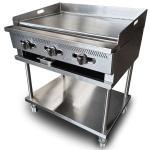 intama.mx/131 Plancha industrial TAMA acero inoxidable (90x73x90cm) 168kg.