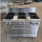 intama.mx/132 Estufa industrial con horno TAMA acero inoxidable (120×79×90cm) 215kg. - Image 4