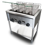 intama.mx/127 Freidora cuadruple con base TAMA (80×51×90cm) 48kg.