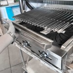 intama.mx/139 Asador argentino Hibrido TAMA empotrable Con Tapa de gas y carbón acero inoxidable (90×70cm) - Image 4