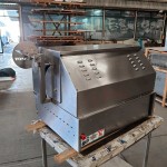 intama.mx/139 Asador argentino Hibrido TAMA empotrable Con Tapa de gas y carbón acero inoxidable (90×70cm) - Image 11