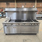 intama.mx/145 Estufa múltiple industrial Super Master King TAMA acero inoxidable (225×80×90cm) 325kg. - Image 2